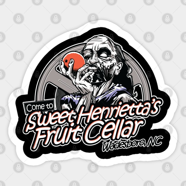 Sweet Henrietta's Fruit Cellar Sticker by boltfromtheblue